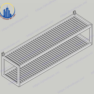 Giá Nan 2 Tầng Treo Tường PT